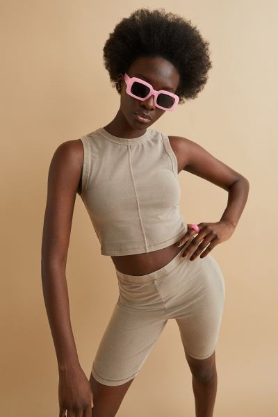 Sleeveless Crop Top | H&M (US + CA)