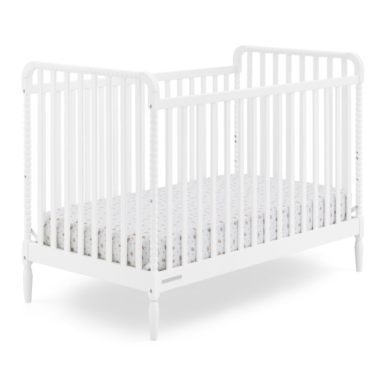 Delta Children Lily 4-in-1 Convertible Crib - Greenguard Gold Certified, Bianca White | Walmart (US)