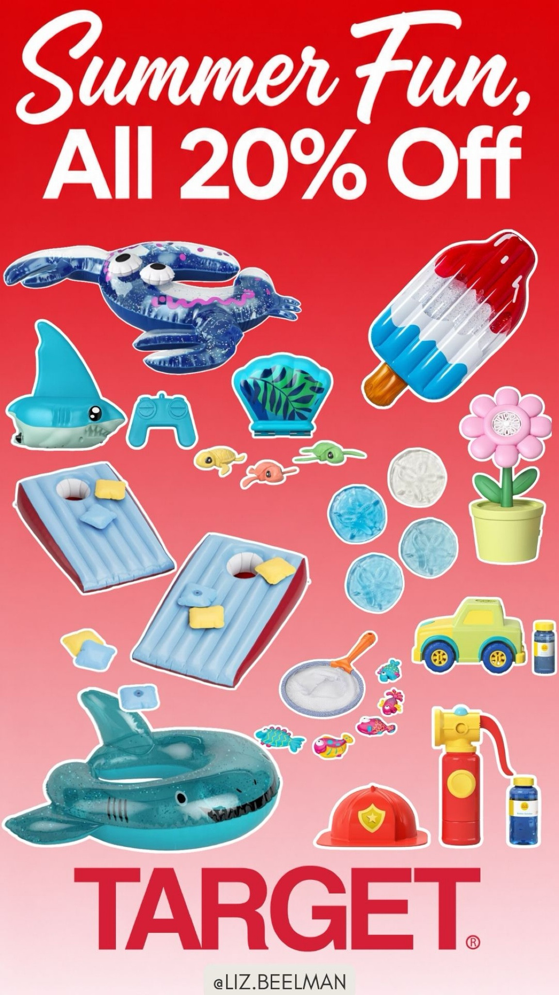 TARGET: Summer Fun, All 20% Off 

#target #summer 
