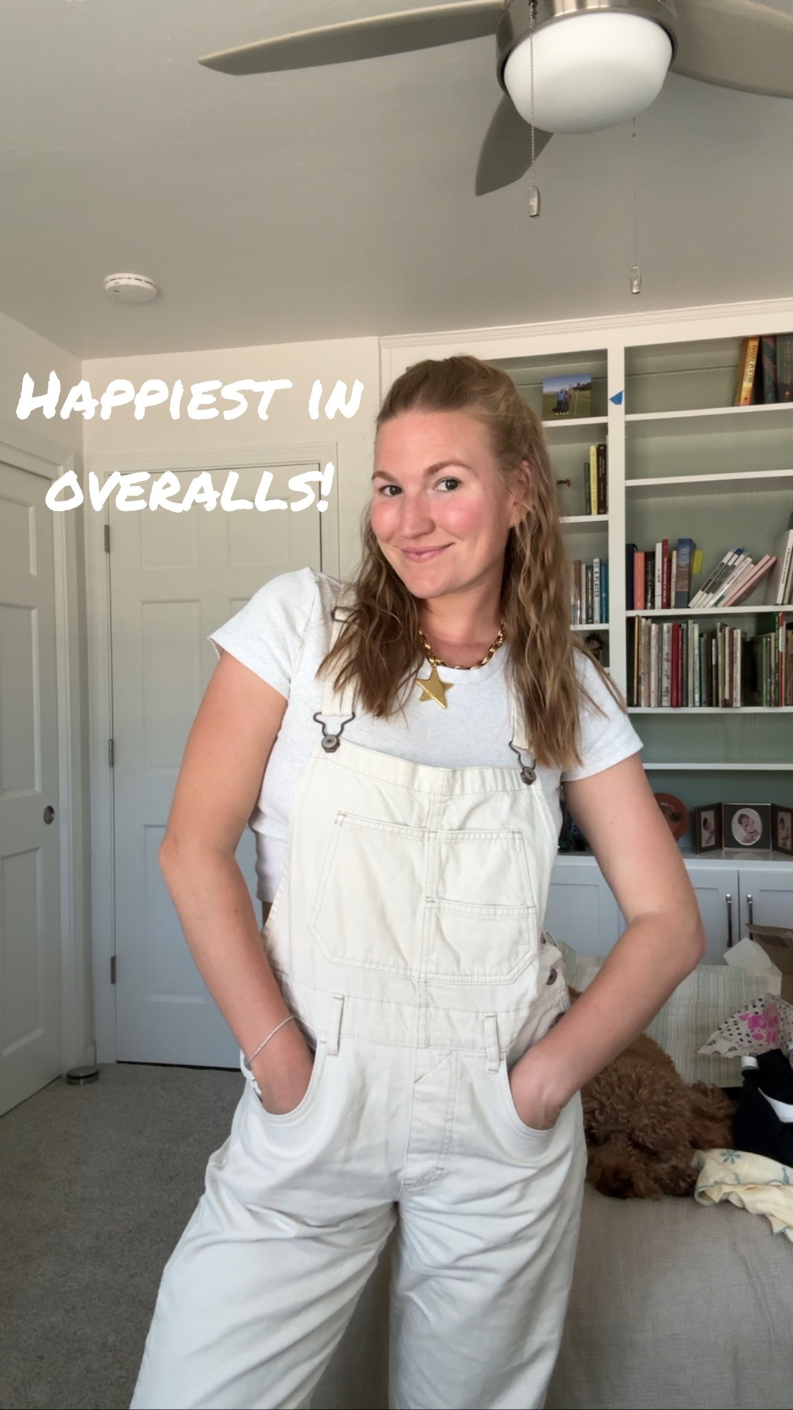Small in overalls! My go tos!!