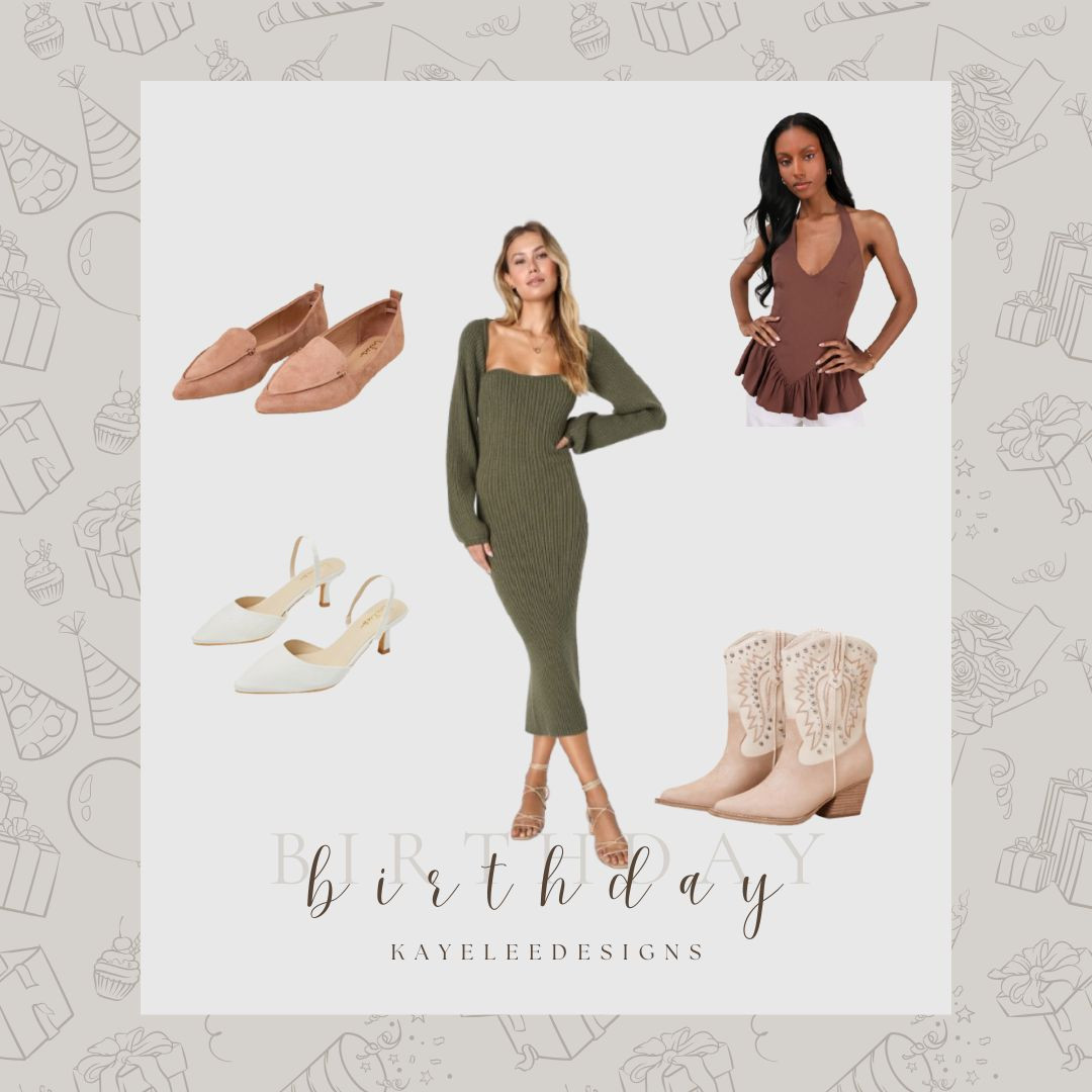 Day 8 of my Birthday Wishlist! Always in need of comfy shoes and tops for work. This sweater dress looks perfect for winter.  

 