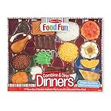 Melissa & Doug Food Fun Combine & Dine Dinners - Red | Amazon (US)