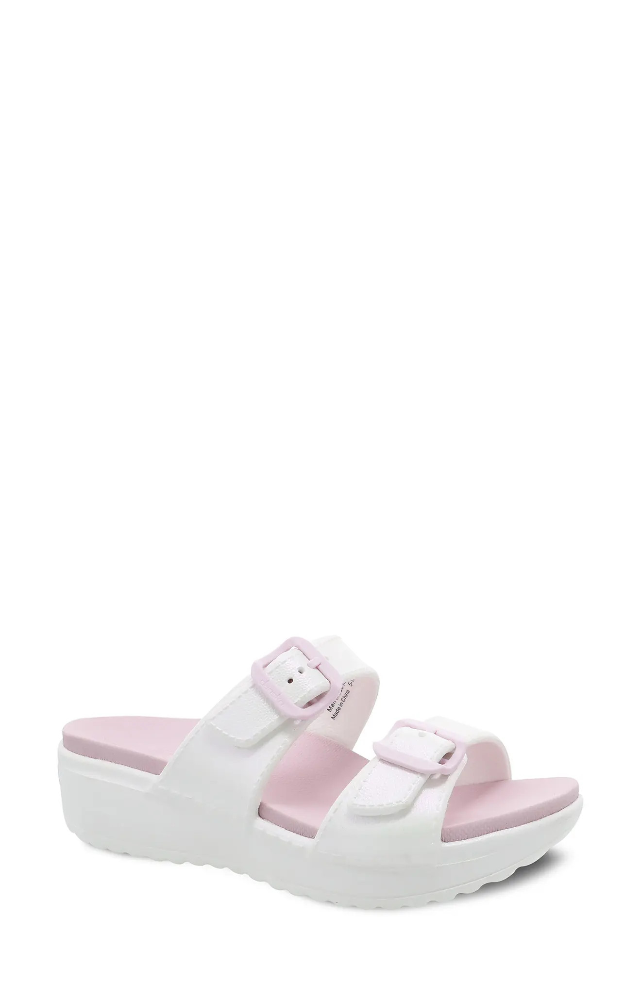 Dansko Kandi Slide Sandal in Pearl Iridescent Molded at Nordstrom, Size 5.5-6Us | Nordstrom