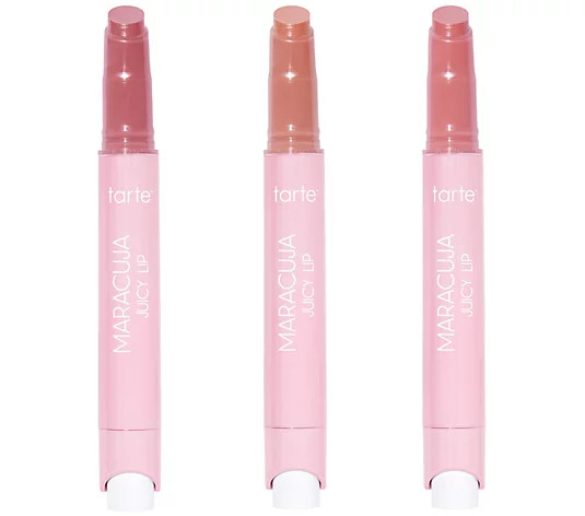 tarte Maracuja Juicy Lip in Bloom Trio - QVC.com | QVC