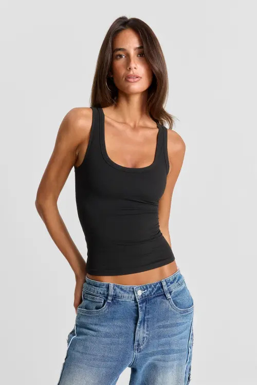 Sasha Therese Pippa Reversible Tank in Black at Nordstrom, Size Small | Nordstrom