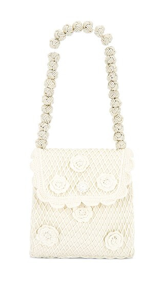 Betty Bouquet Knit Purse in Cream | Revolve Clothing (Global)