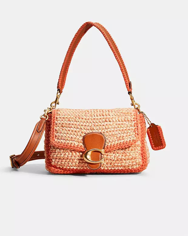 Restored Soft Tabby Shoulder Bag With Crochet | Coach (US)