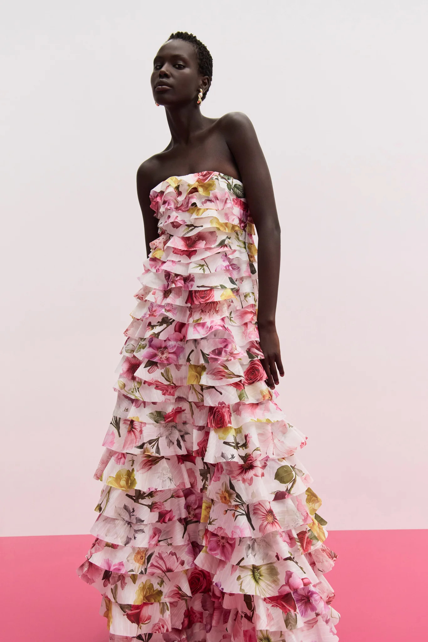 Fleur Pleated Gown | aje. (US, UK, Europe, ROW)