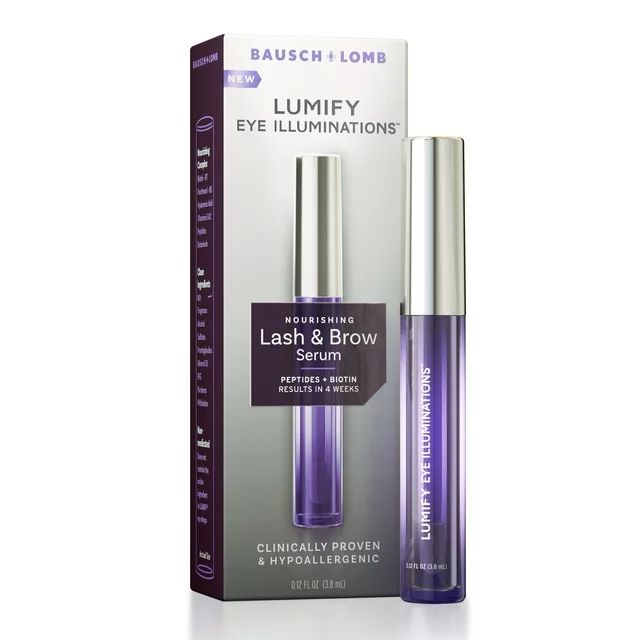 LUMIFY Eye Illuminations Lash & Brow Serum, Clinically Proven & Hypoallergenic, 3.8mL | Walmart (US)