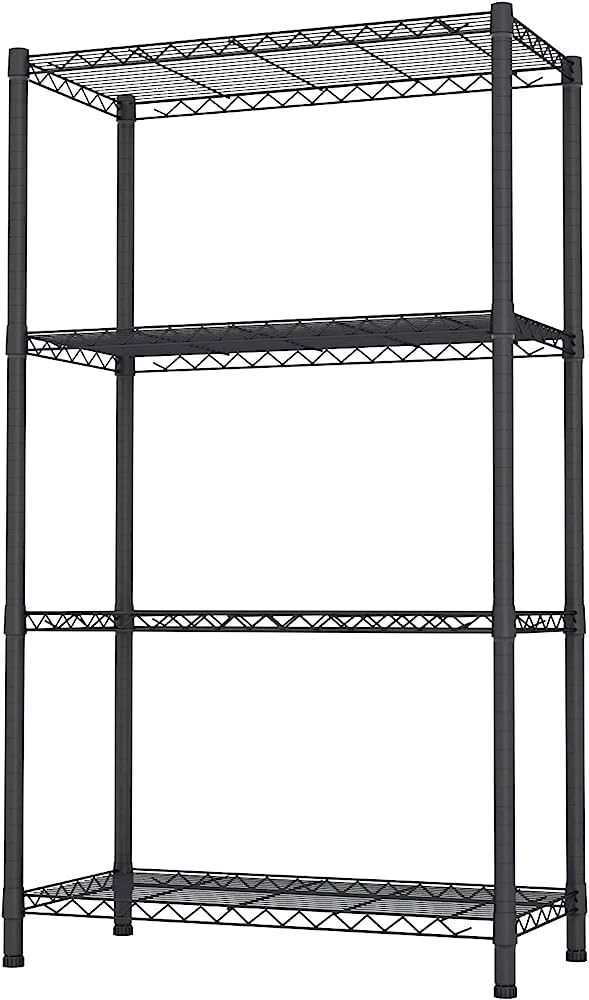 SINGAYE 4-Shelf Adjustable, Heavy Duty Storage Shelving Unit (350 lbs Loading Capacity per Shelf)... | Amazon (US)