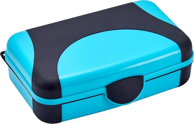 LockerMate by Bostitch Hard Pencil Case, Durable Plastic Pencil Box, Kid-Friendly Design, Blue & ... | Amazon (US)