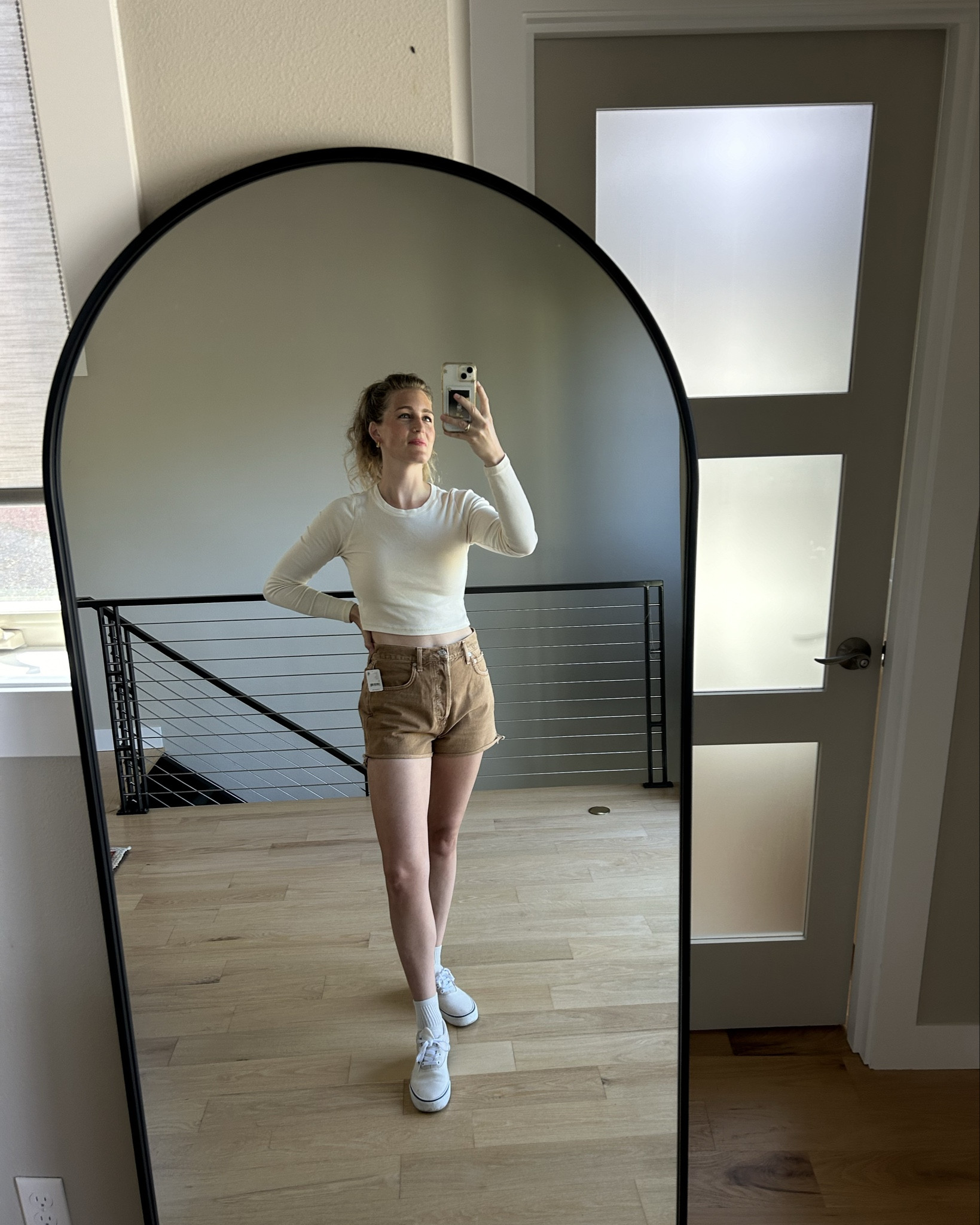 Trying to find an outfit for a punk concert but instead I found a cute outfit for the park

Top is Oyster and is on sale right now at Madewell. I’m wearing a medium so don’t be afraid to size up unless you want it skin tight (I didn’t).

Shorts are Camel

I couldn’t find these exact color shoe but linked the style!

#LTKFindsUnder100 #LTKFindsUnder50 #LTKSeasonal