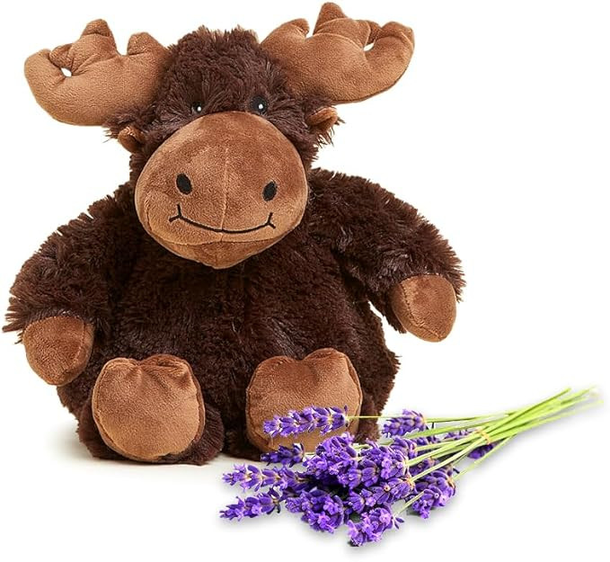 Intelex Warmies Microwavable French Lavender Scented Plush, Moose Warmies, Multicolor | Amazon (US)