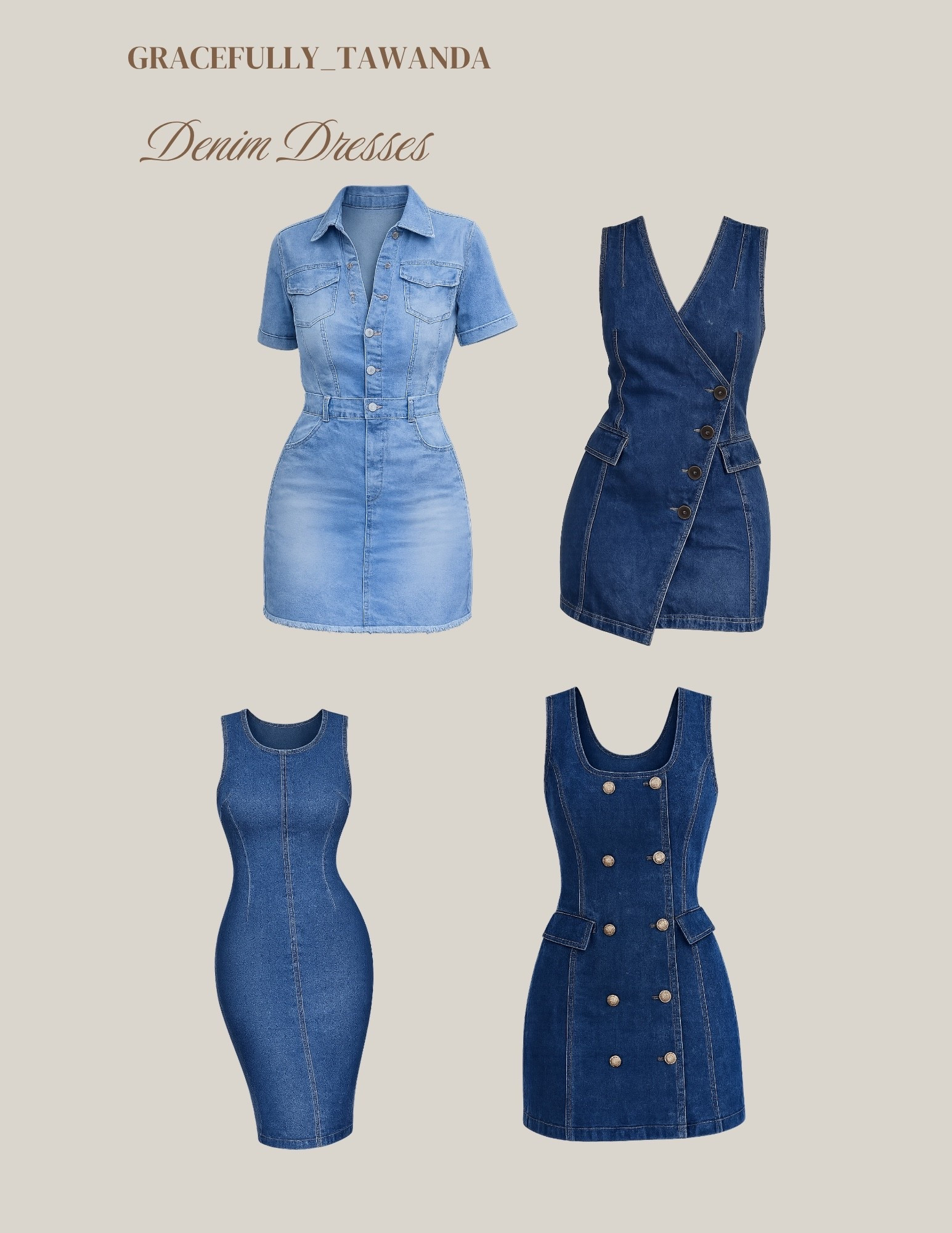 Denim dresses never go out of style 👖✨
Today’s forecast: 100% chance of denim ☀️👗

#LTKootd