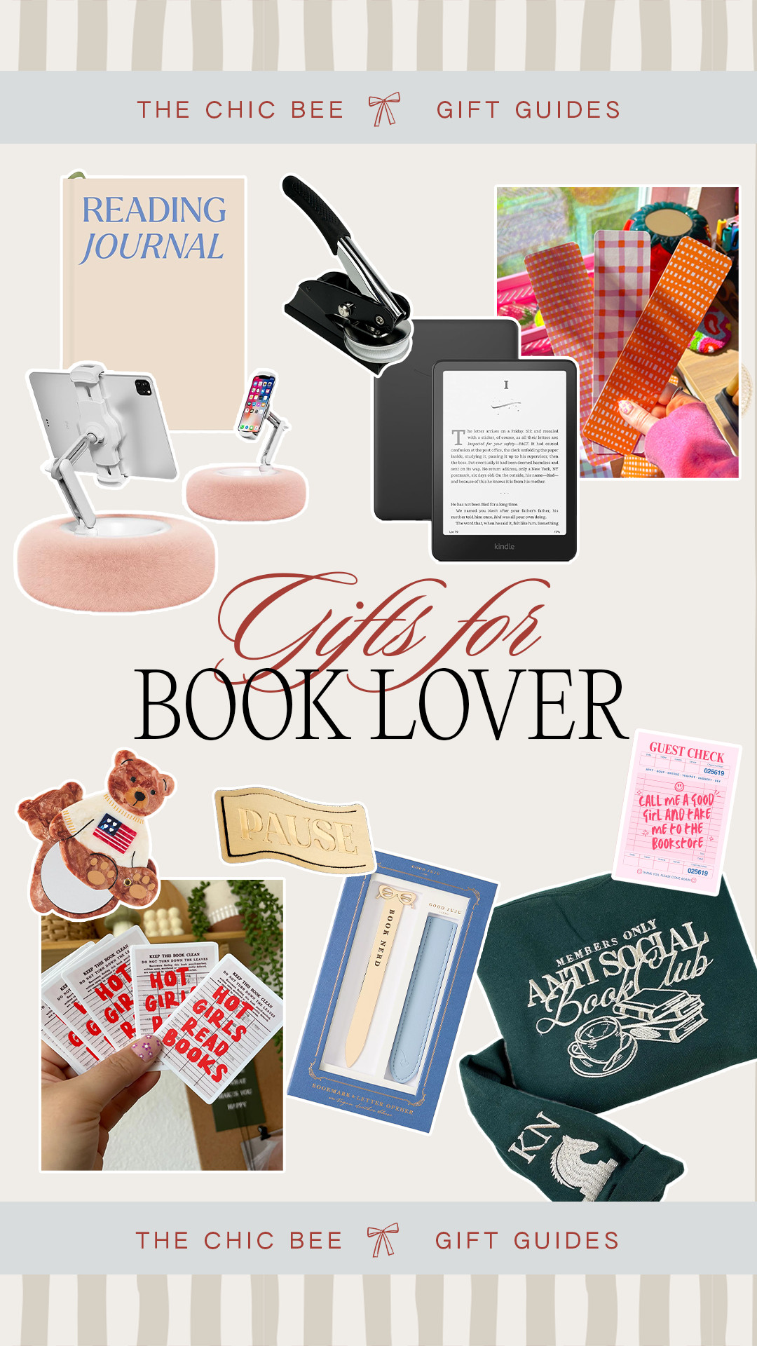holiday gifts for the book lover and last minute gift ideas for her 

 #LTKGiftGuide #LTKHoliday #LTKFindsUnder50