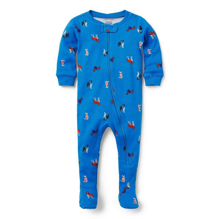 Baby Good Night Footed Pajama In Dog Dream | Janie and Jack