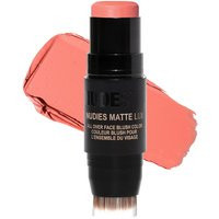 NUDESTIX Nudies Matte Lux All Over Face Blush Colour 7g (Various Shades) - Pretty Peachy | Cult Beauty