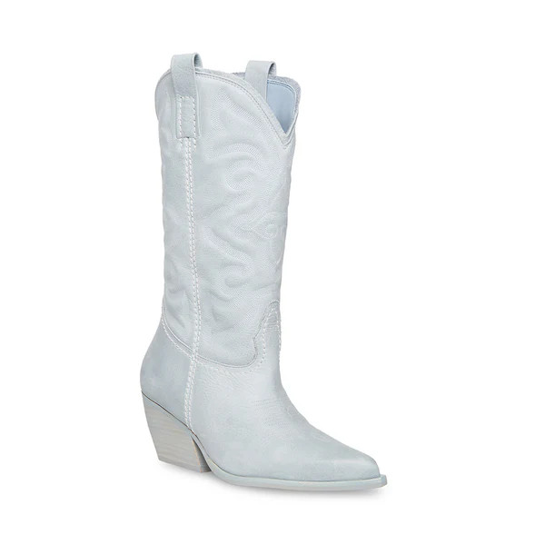 WEST BABY BLUE LEATHER | Steve Madden (US)
