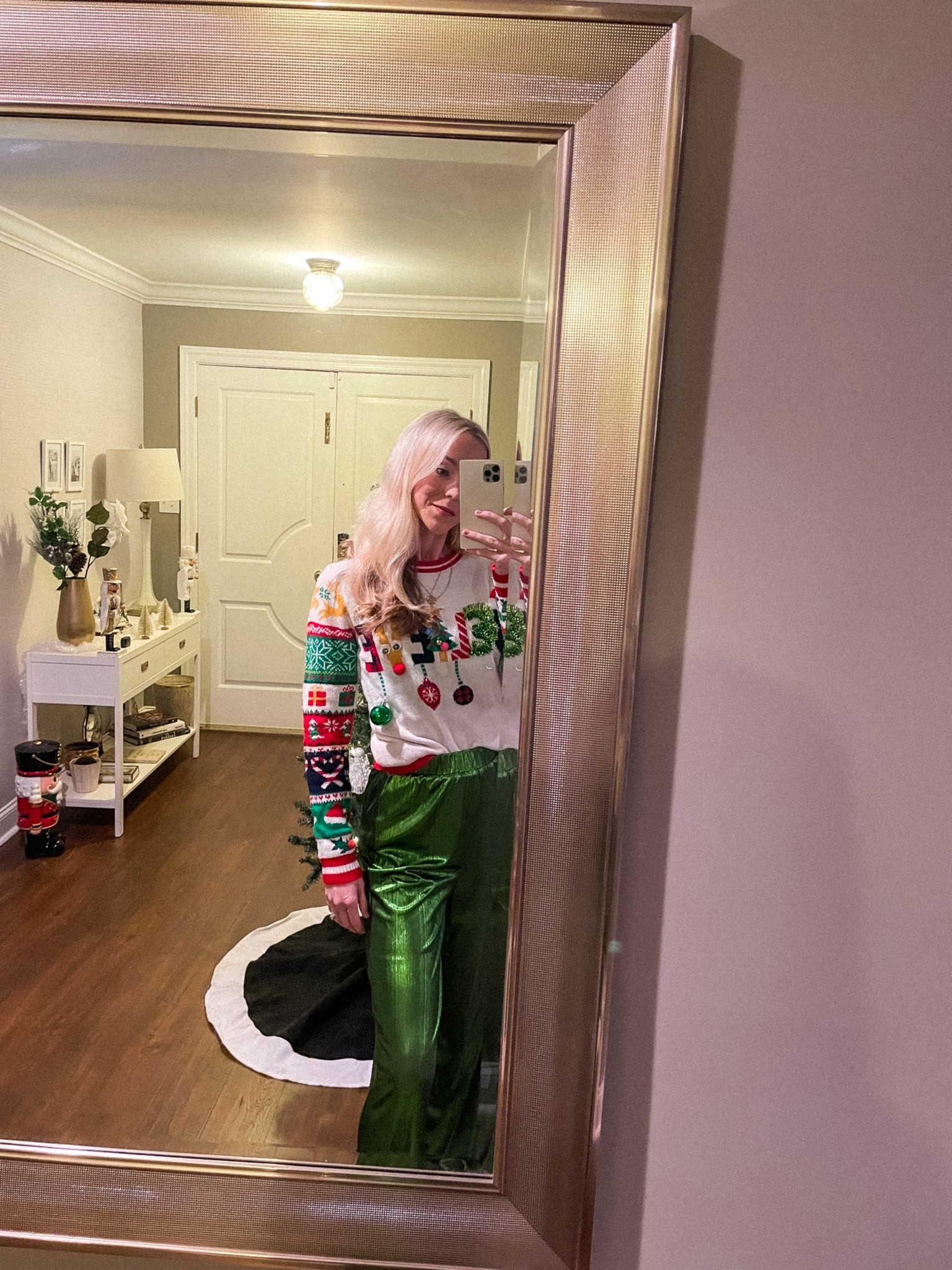 Tis the season for ugly Christmas sweaters, cozy fellowship with friends, and joy! ✨🎄🫶🏼🎲

While my sweater is sold out because I bought this years ago, here is the link: https://www.walmart.com/ip/No-Boundaries-Juniors-Ugly-Christmas-Sweater-with-Bells/801223768

#LTKfindsunder50 #LTKHoliday #LTKGiftGuide