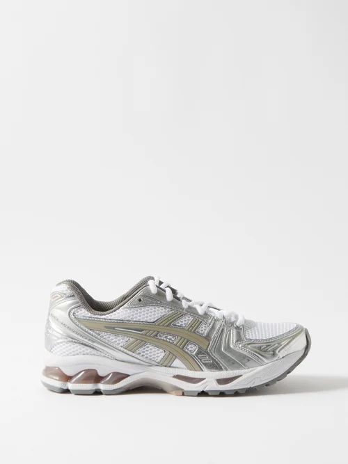 Asics - Gel-kayano 14 Mesh And Rubber Trainers - Womens - White Silver | Matches (UK)
