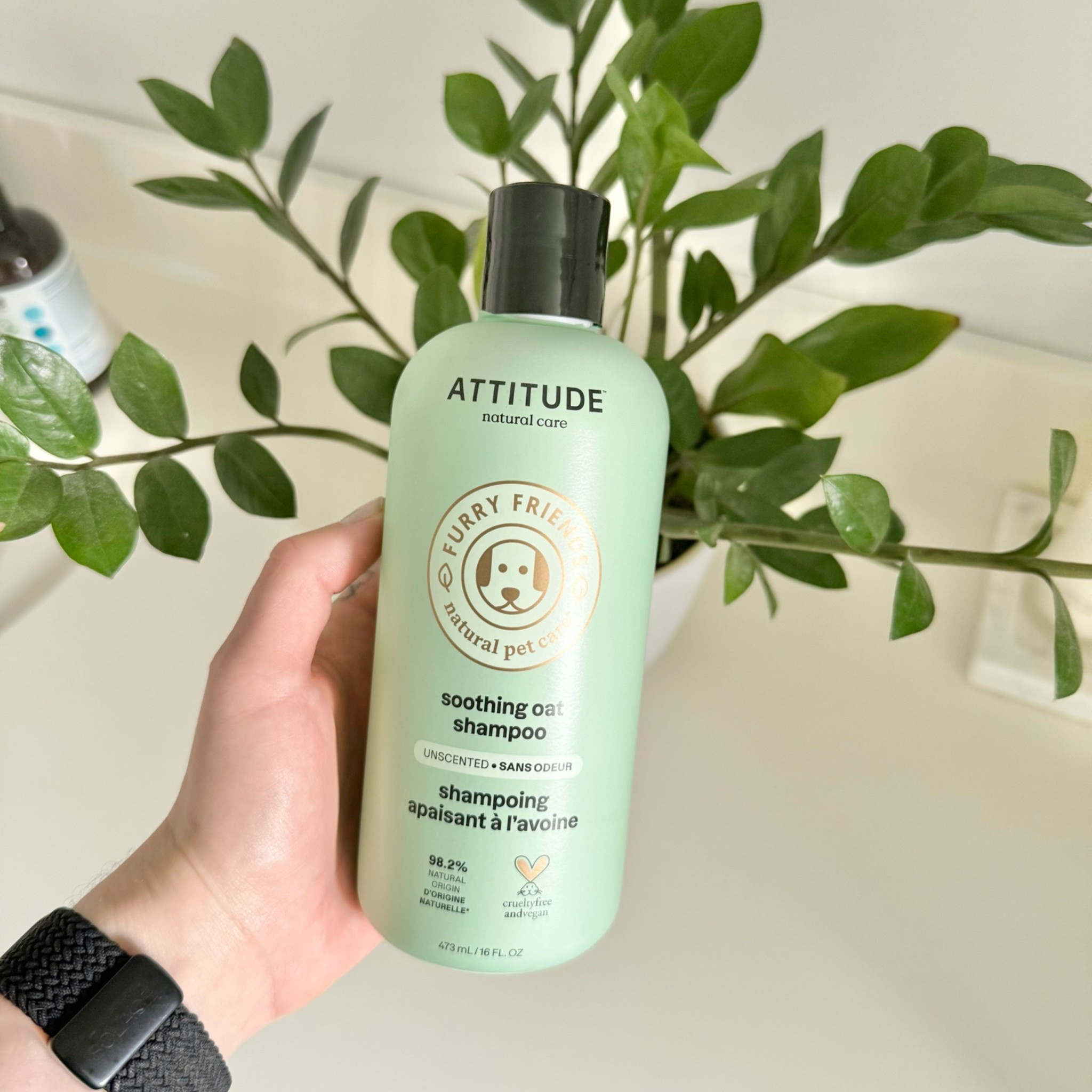 @attitude_living 
Soothing Oatmeal Shampoo for Pets