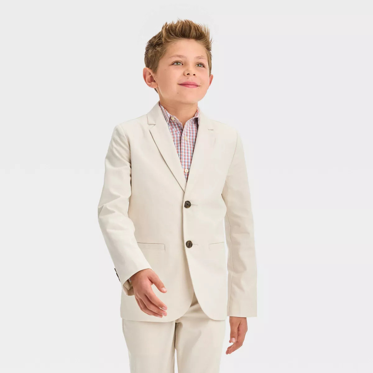 Boys' Dobby Blazer - Cat & Jack™ Light Beige | Target