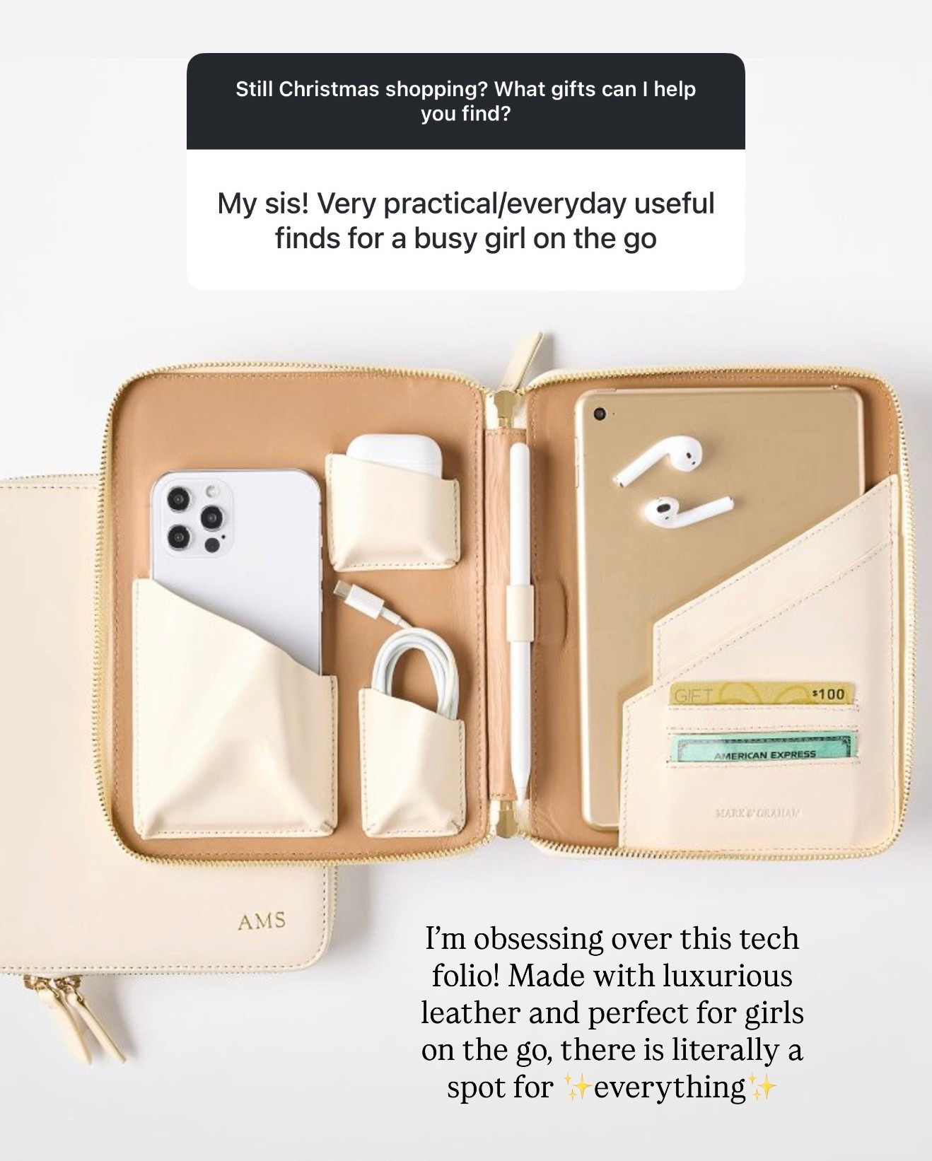 Tech folio for girls on the go! ✨ gift idea 



#LTKHome #LTKGiftGuide #LTKHoliday