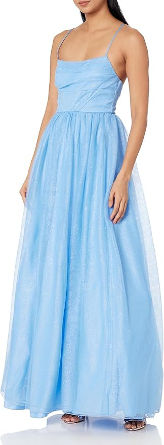 Speechless Women's Sleeveless Halter Neck Maxi Party Dress | Amazon (US)
