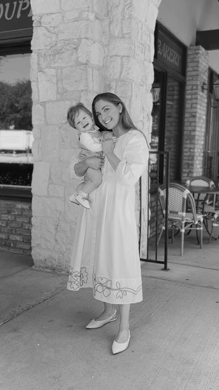 I wore this white button down embroidered dress to brunch after Archie’s baby dedication 🕊️ can wear with or without the belt - runs true to size, wearing a small 

#LTKFind #LTKSeasonal