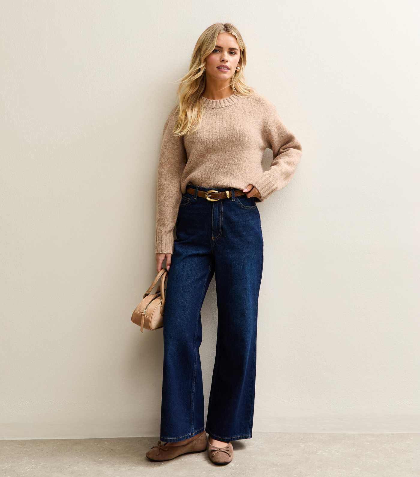 Petite Camel Midweight Knit Jumper | New Look | New Look (UK)