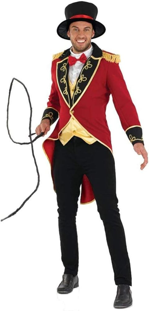 fun shack Circus Ringmaster Costume Men, Men Ringmaster Costume, Circus Ring Leader Costume Men, ... | Amazon (US)