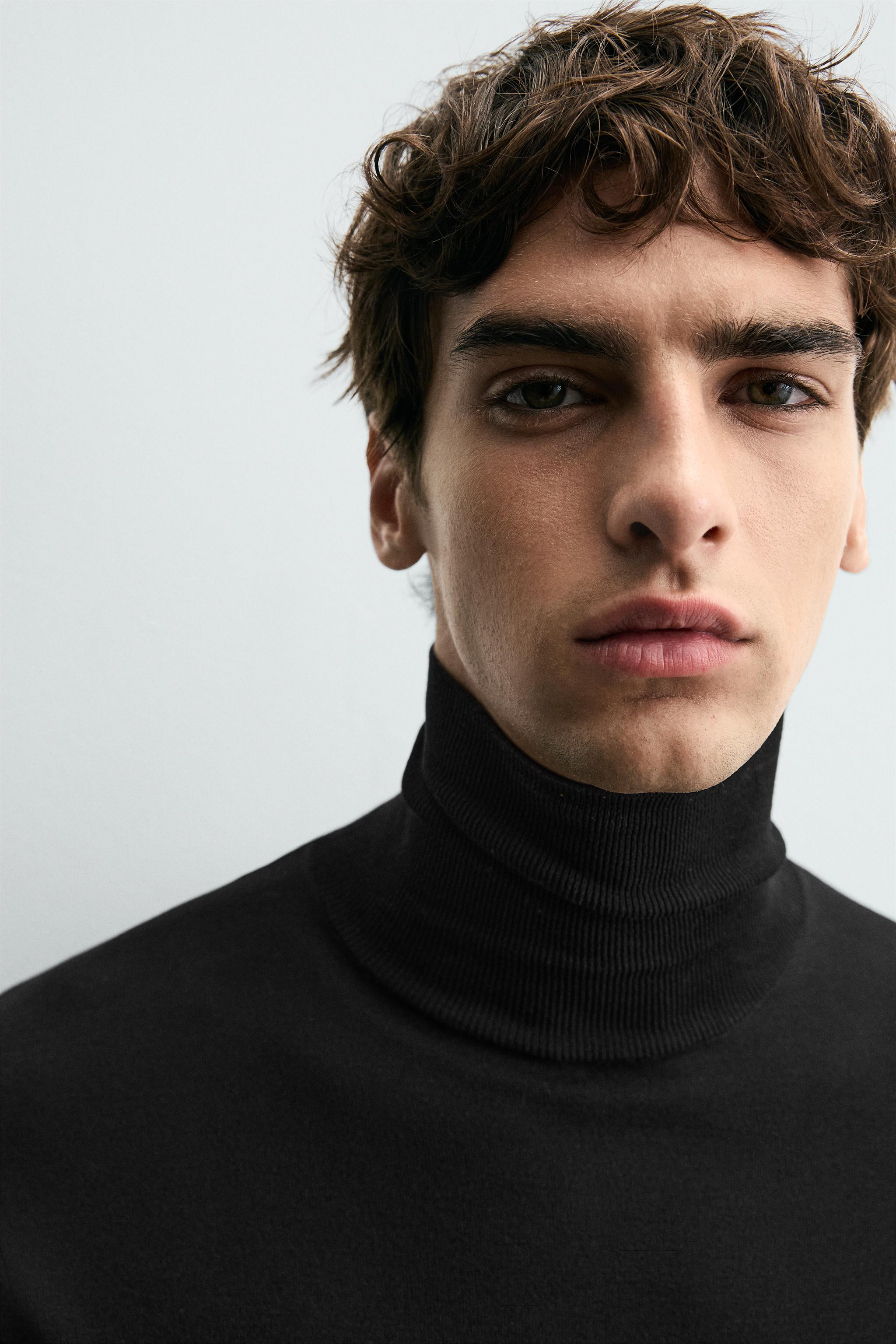 BASIC HIGH NECK SWEATER | Zara US