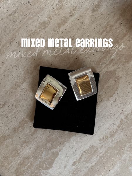 Silver | gold statement earrings ✨ 

#LTKsalealert