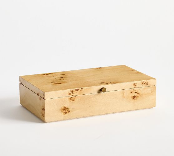 Burlwood Envelope Box | Pottery Barn (US)