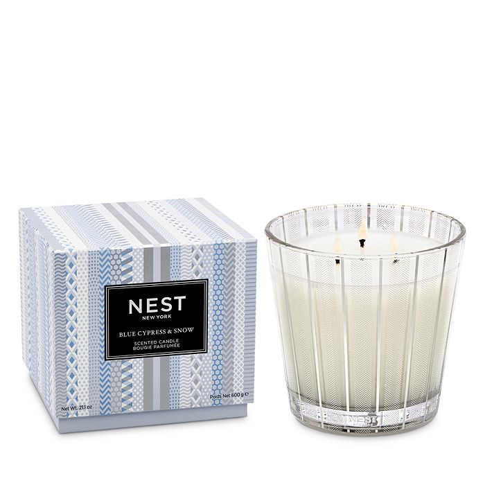 Blue Cypress & Snow 3 Wick Candle, 21.1 oz. | Bloomingdale's (US)