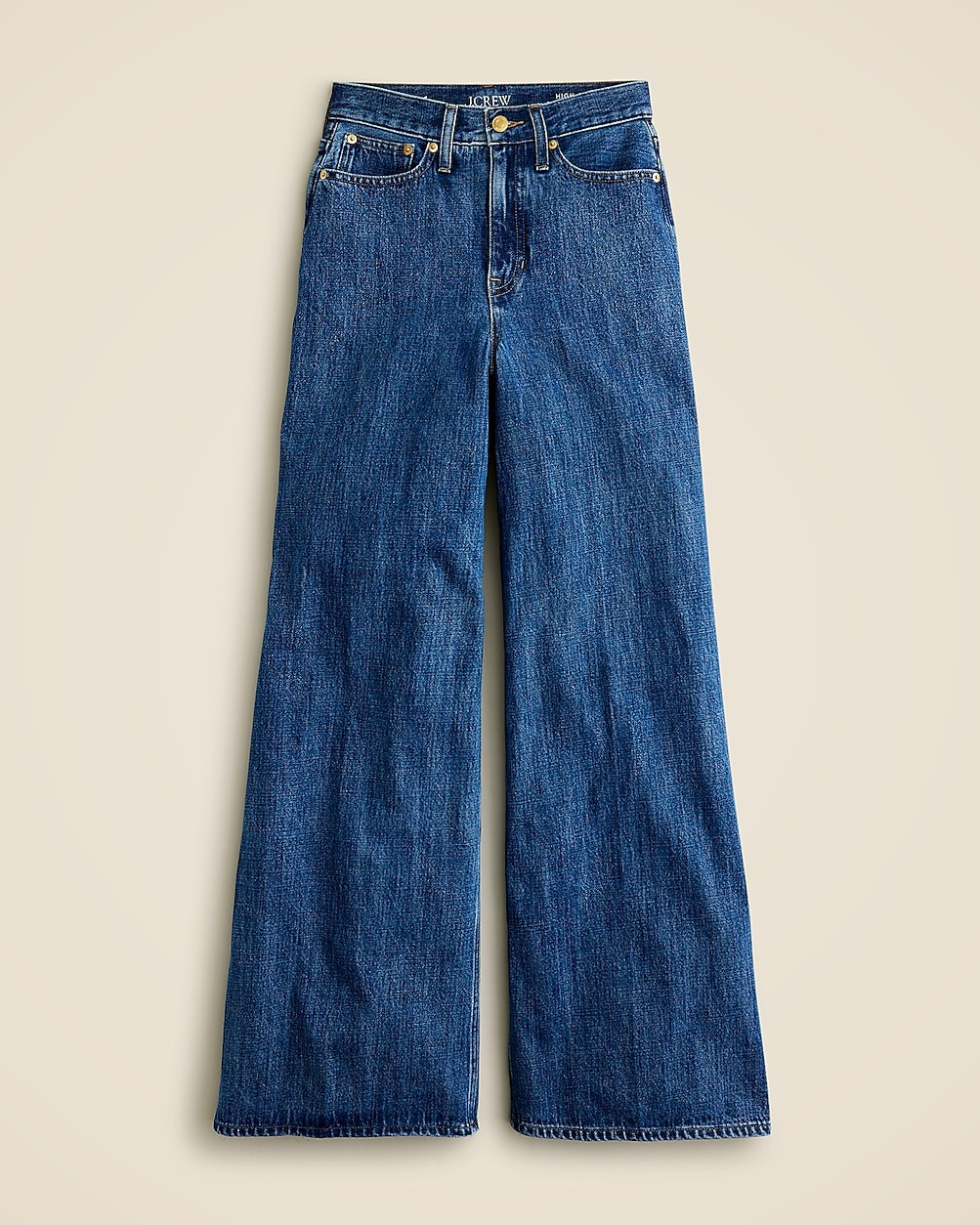 High-rise superwide-leg jean in Laura wash | J. Crew US