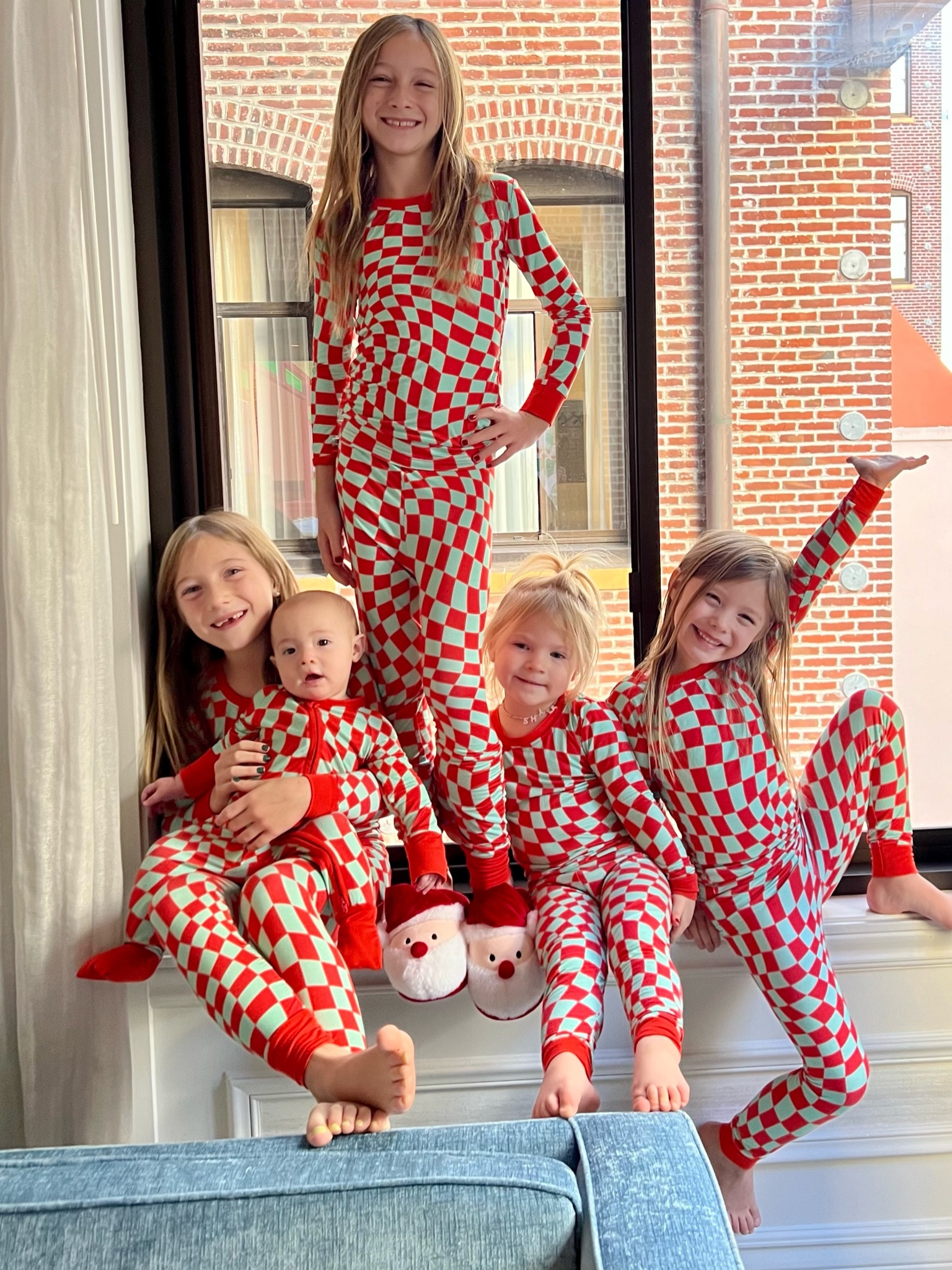 SARAHLIT for 20% off Christmas PJs! Checkered PJs