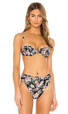 MINKPINK Tropicana Balconette Bikini Top in Multi from Revolve.com | Revolve Clothing (Global)