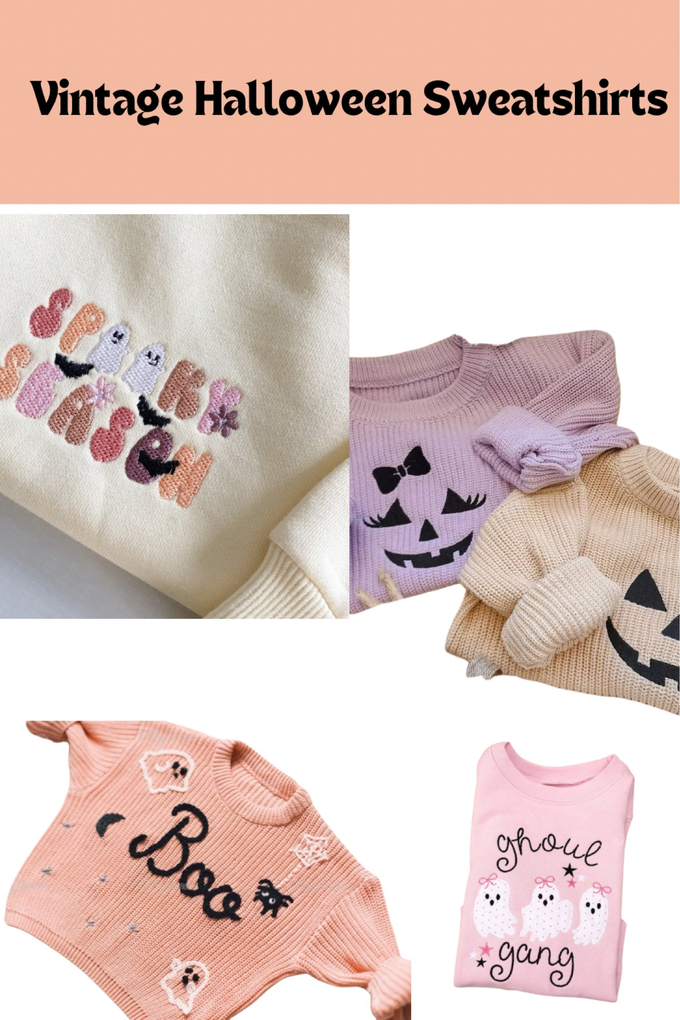 Vintage Style Halloween Sweatshirts

Pink Halloween, Toddler Halloween Gifts

#LTKKids #LTKFallSale #LTKSeasonal
