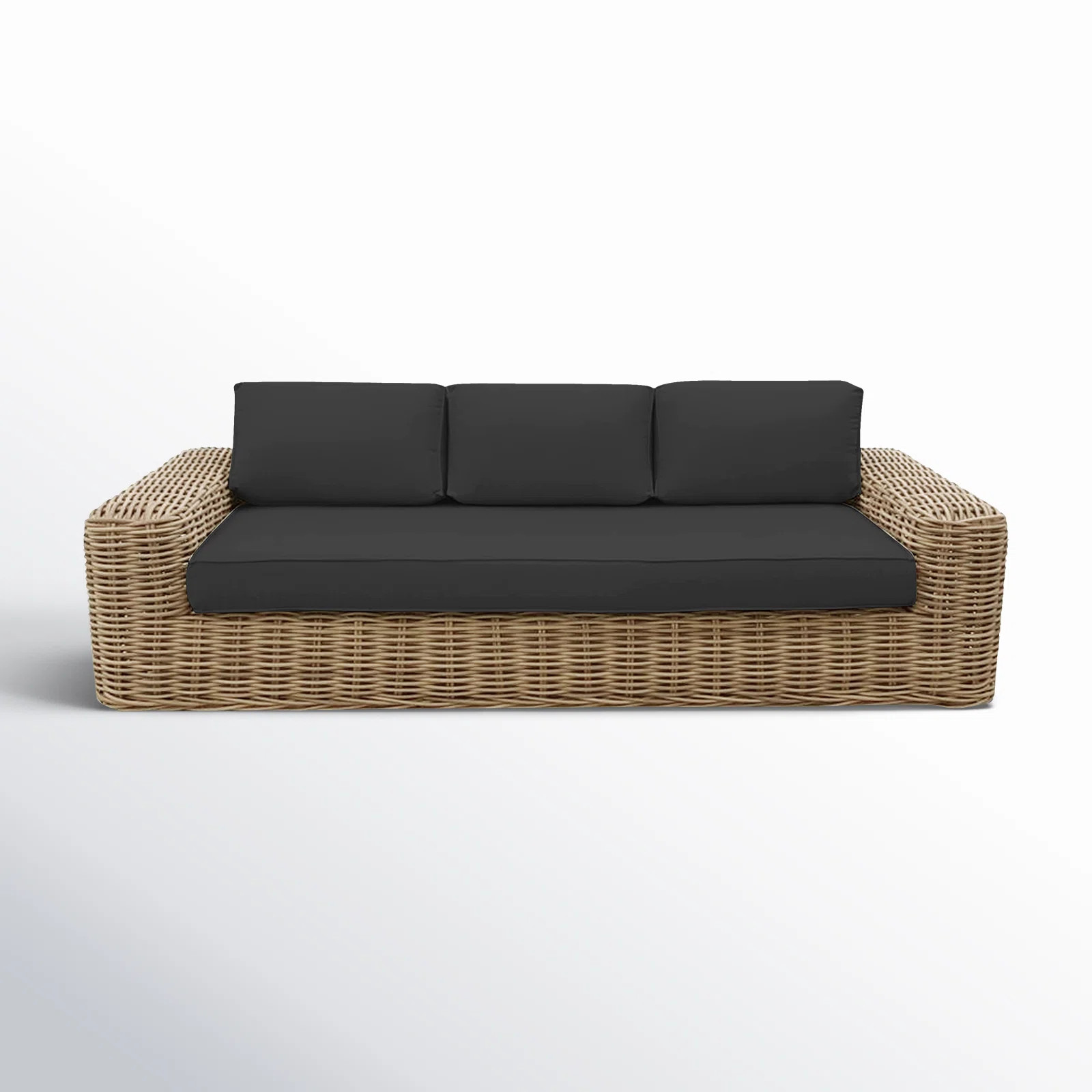 Admiral 85.5'' Wide Patio Sofa with Cushions | Joss & Main
