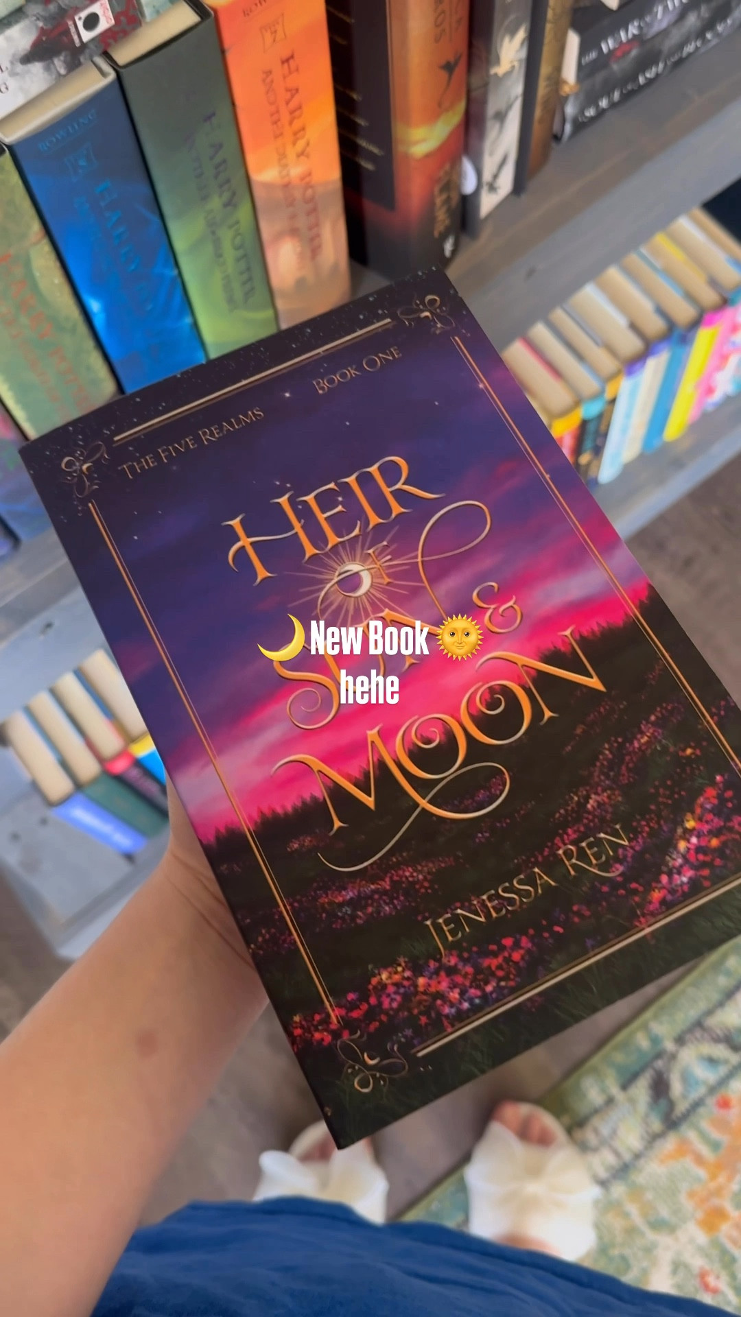 New book (to me) a romantasy rupunzel vibe is what I’m hearing this book is and I can’t wait to read it! 🌞🌙👑