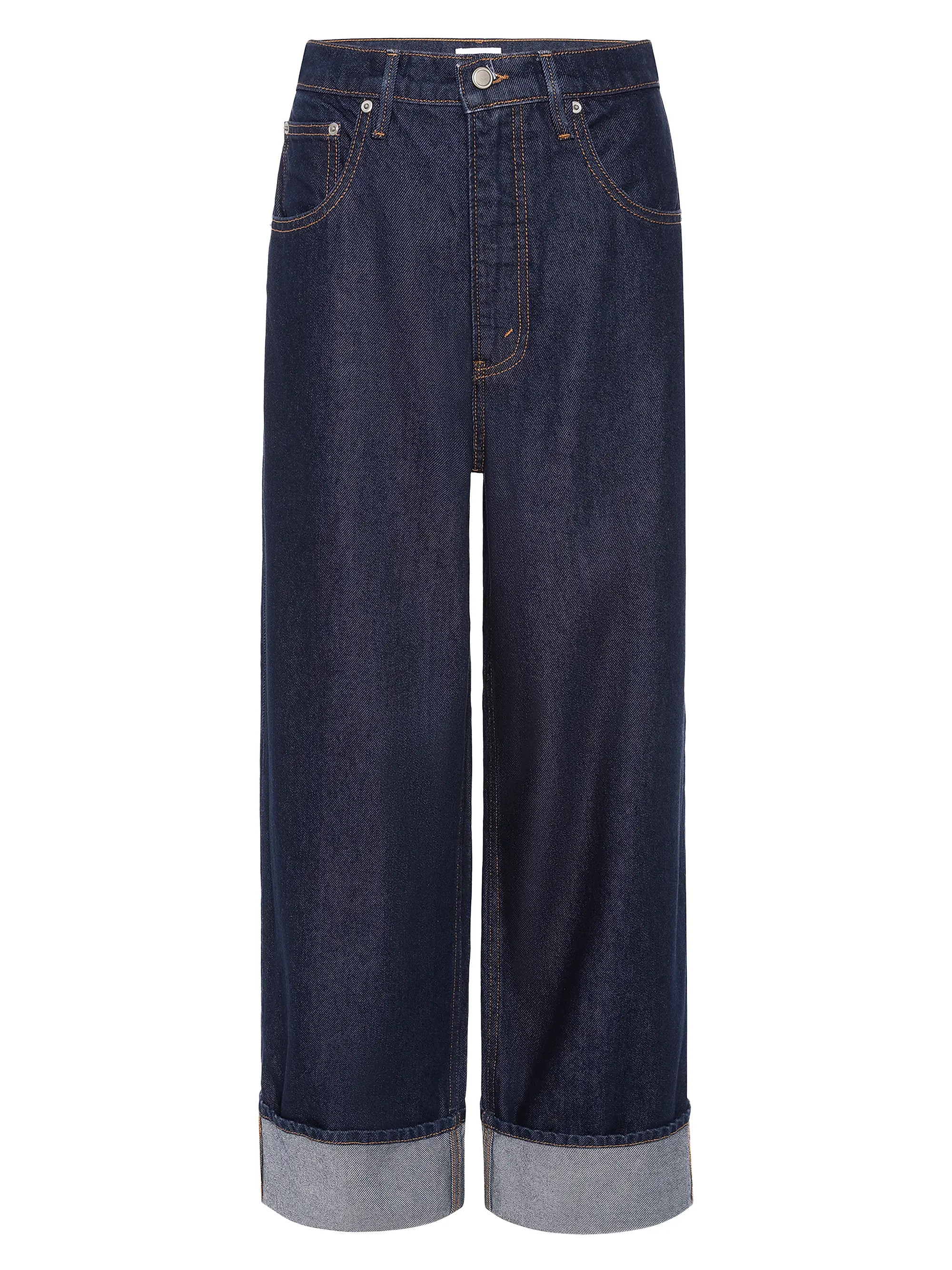 Good Standard Baggy Cuffed Jeans | Saks Fifth Avenue