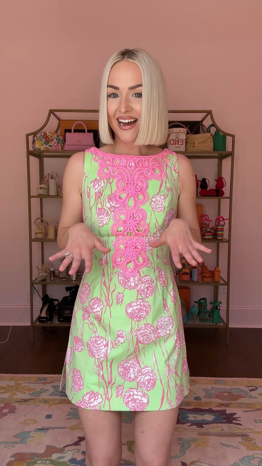 Lilly Pulitzer romper dress / vintage Lilly Pulitzer print romper dress 
Size: 00 

#LTKMothersDay #LTKPetite