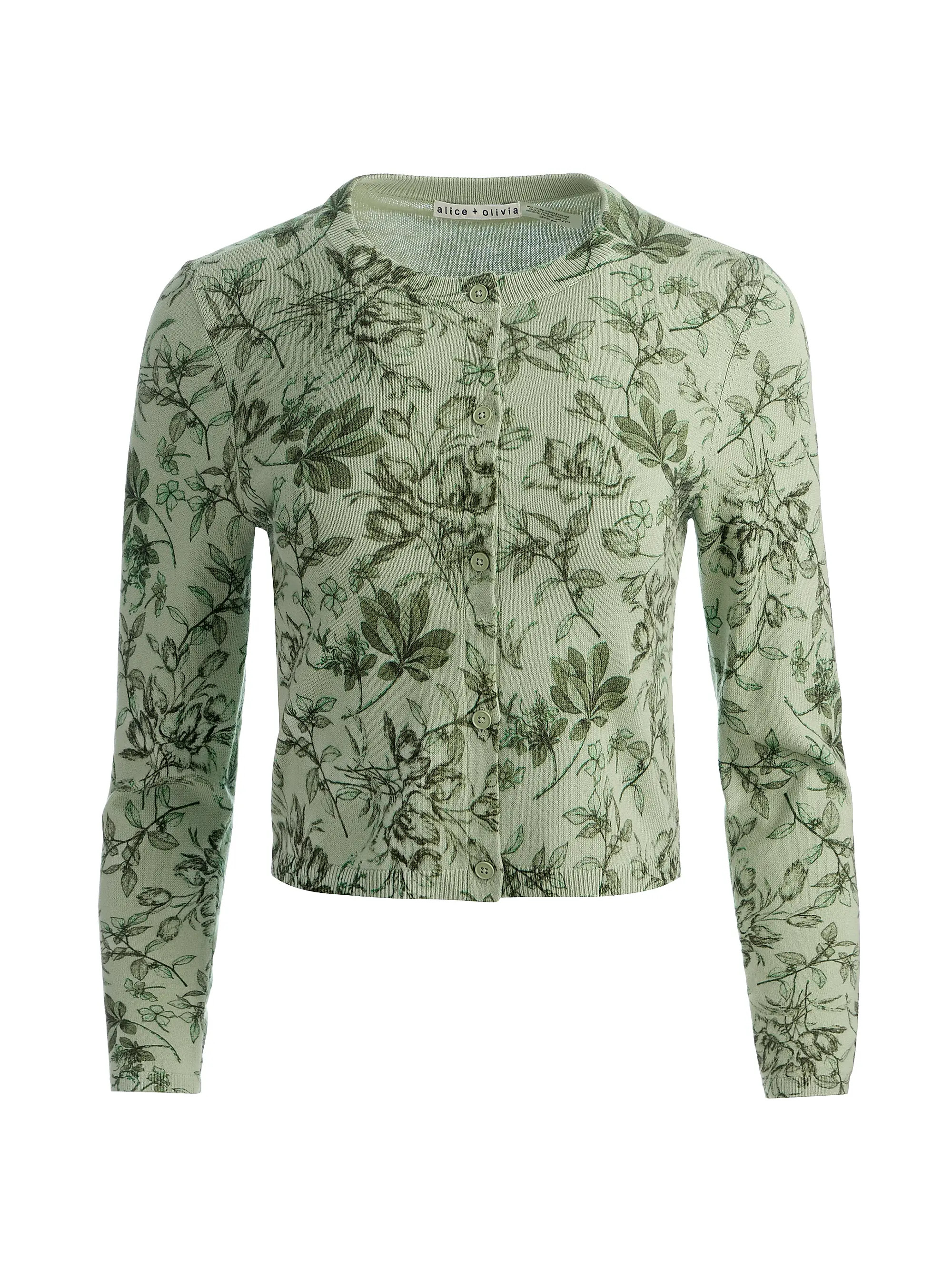 Dollie Floral Cotton-Blend Cardigan | Saks Fifth Avenue