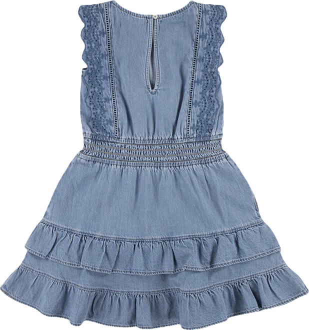 abercrombie kids Girls Smocked Waist Tiered Dress - Macy's | Macy's