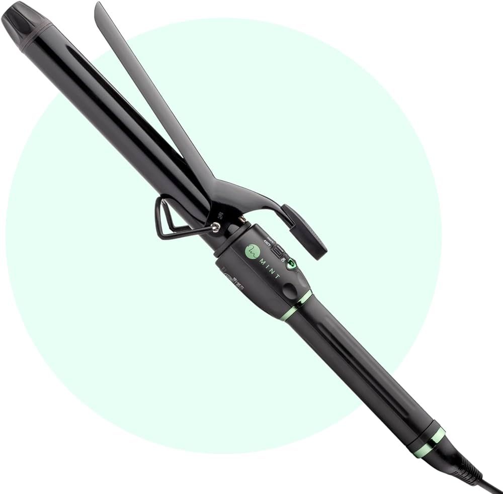 MINT Professional Extra Long Hair Curling Iron 1 inch | 2-Heater Ceramic Barrel That Stays Hot | ... | Amazon (US)