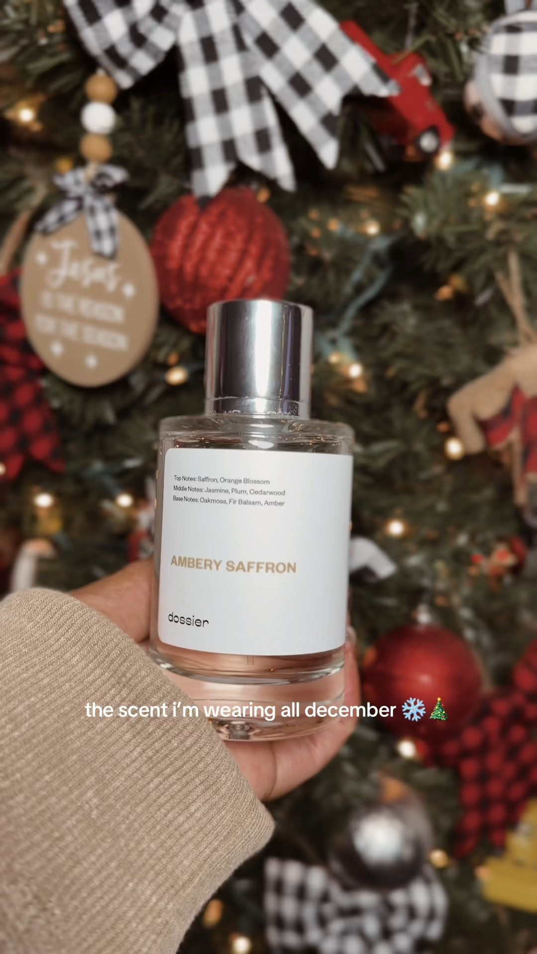Perfume that smells $$$ but is actually affordable 🎄dossier perfume ambery saffron 

#LTKHoliday #LTKGiftGuide #LTKCyberWeek