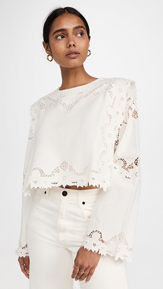 Anita Eyelet Top | Shopbop