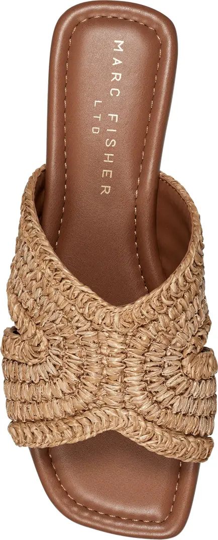 Marc Fisher LTD Narda Raffia Slide Sandal (Women) | Nordstrom | Nordstrom