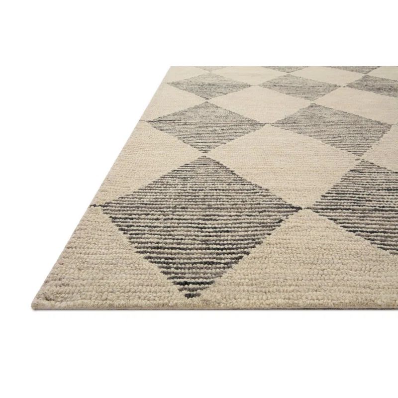 Francis Hand Hooked Wool Geometric Indoor Rug | Wayfair North America